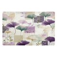 thumbnail image 1 of 32"x20" Door Mat Mat Absorbent & Non-Slip Entryway Rug Washable Floor Mat Ginkgo Leaves and Petals, 1 of 8