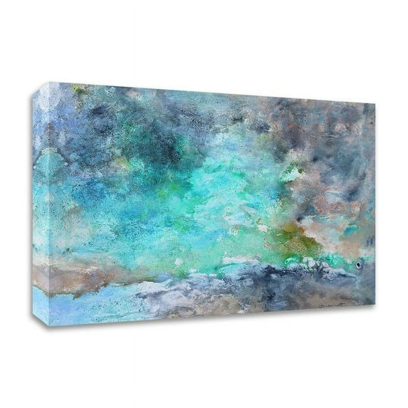 32"x20" Reflections of Nature by Ingeborg Herckenrath Print on CanvasFabric Blue