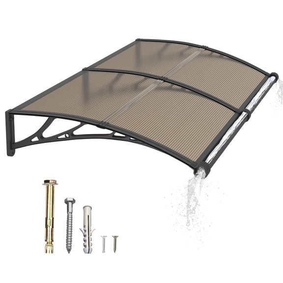 32"x60" Patio Awnings Porch Canopy UV Rain Snow Sunlight Protection with Separate Sink