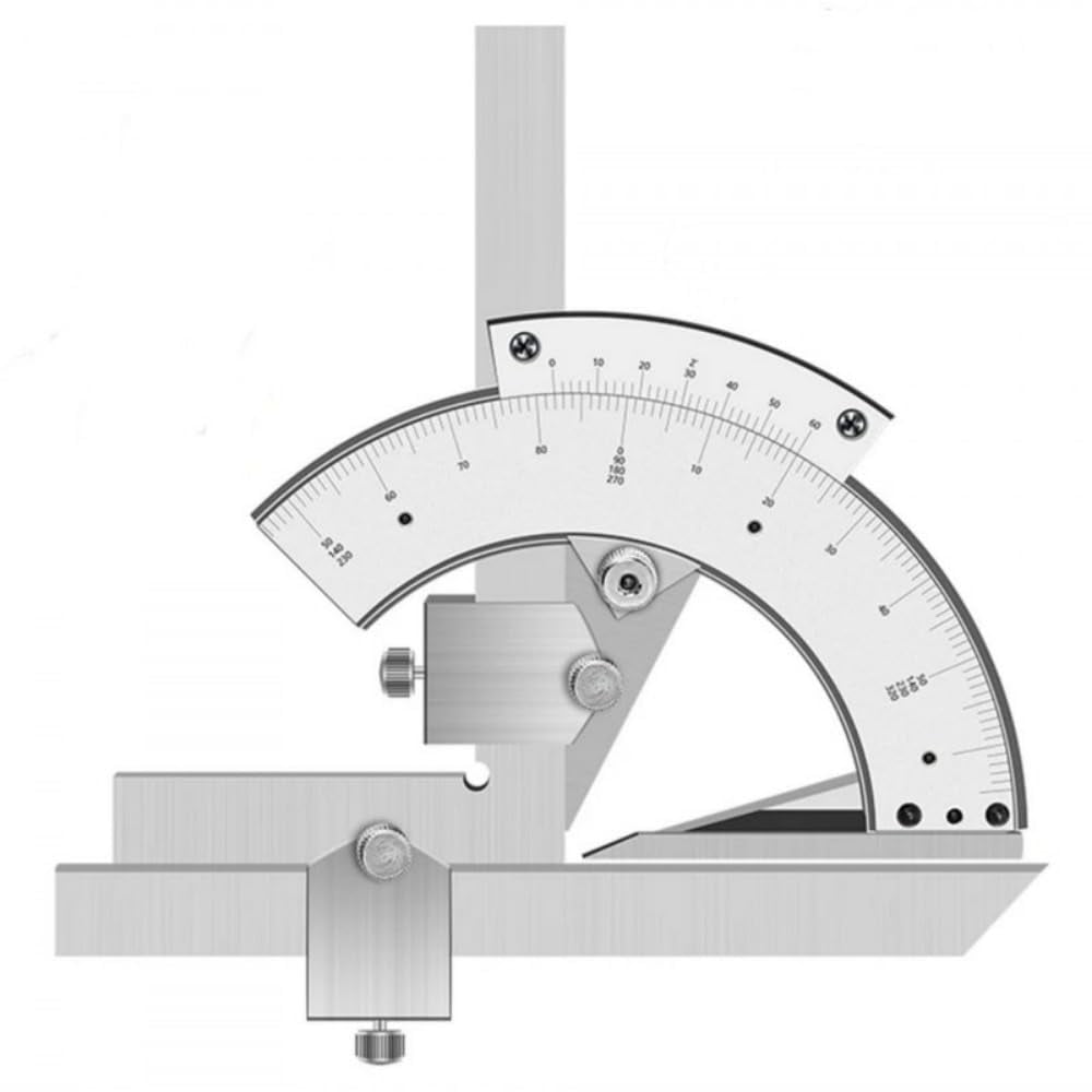 320 Degree Universal Angle Ruler with Diagonal Extension Blades Roller ...