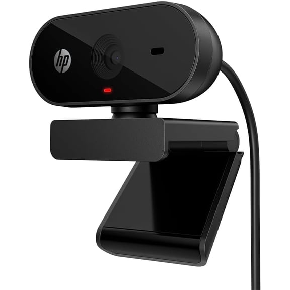 320 FHD Webcam - USB-A Computer Camera with Mic & Privacy Cover - for Desktop, Laptop, & Chromebook - 1080p Resolution w/Wide FOV - Zoom & Teams Compatible - Clip Mount, Tripod Support, & Swivel