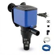 320 GPH Fish Tank Powerhead Pump, 3-in-1 Submersible Water Pump with Filtration, Oxygenation & Adjustable Flow, 20W