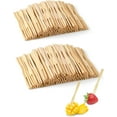 thumbnail image 1 of 320 Pack Bamboo Cocktail Forks, 3.5 Inch Natural Bamboo Forks, Toothpicks for Appetizers for Party/Catering/Dessert/Fruit, 1 of 7