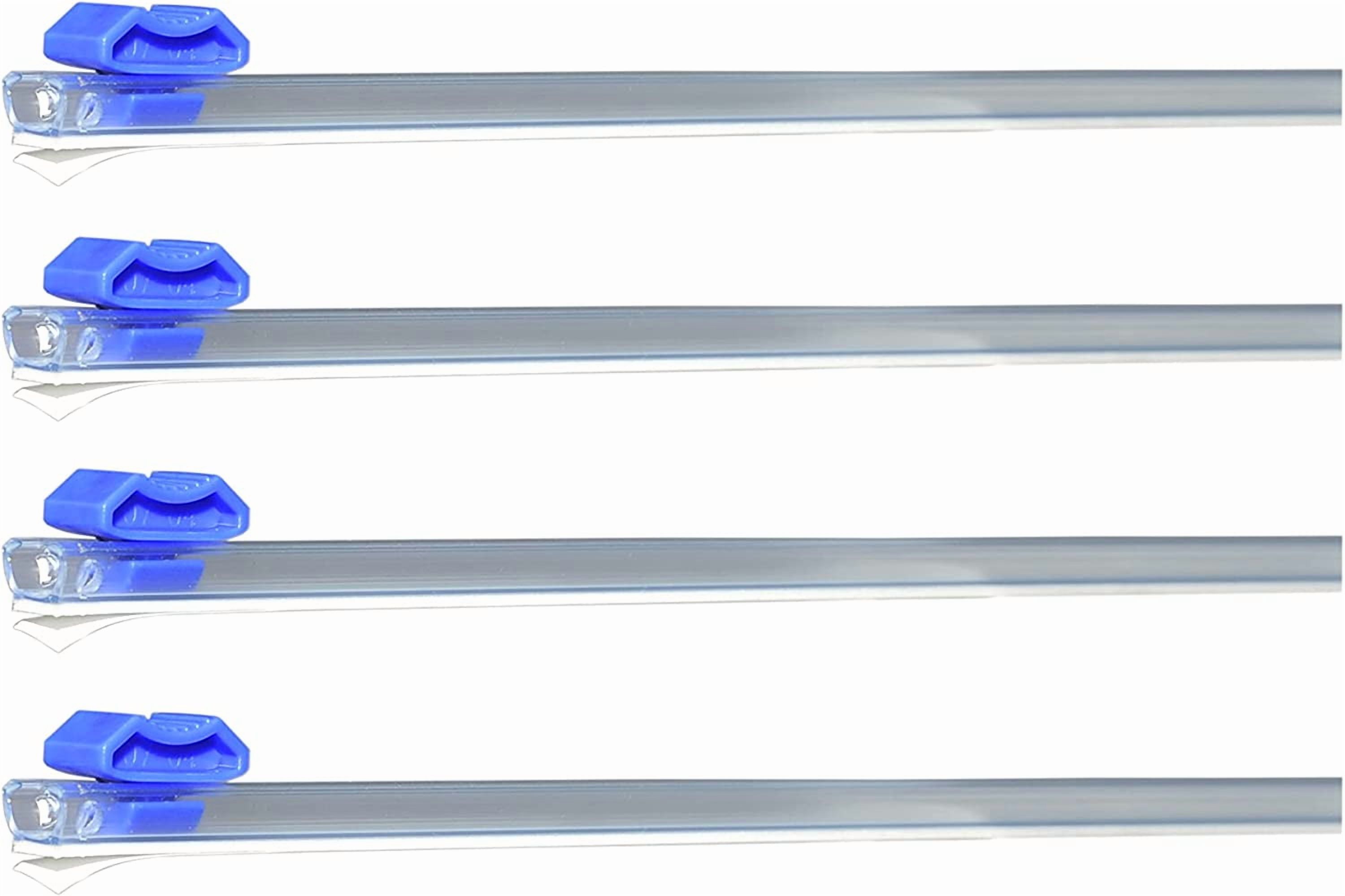 320 Slide Cutter-4 Pcs Self-Adhesive Two-Way Sliding Cutter, Suitable for 12.5 Inch Wide Plastic Wrap, Aluminum Foil, Barbecue Paper, Baking Paper