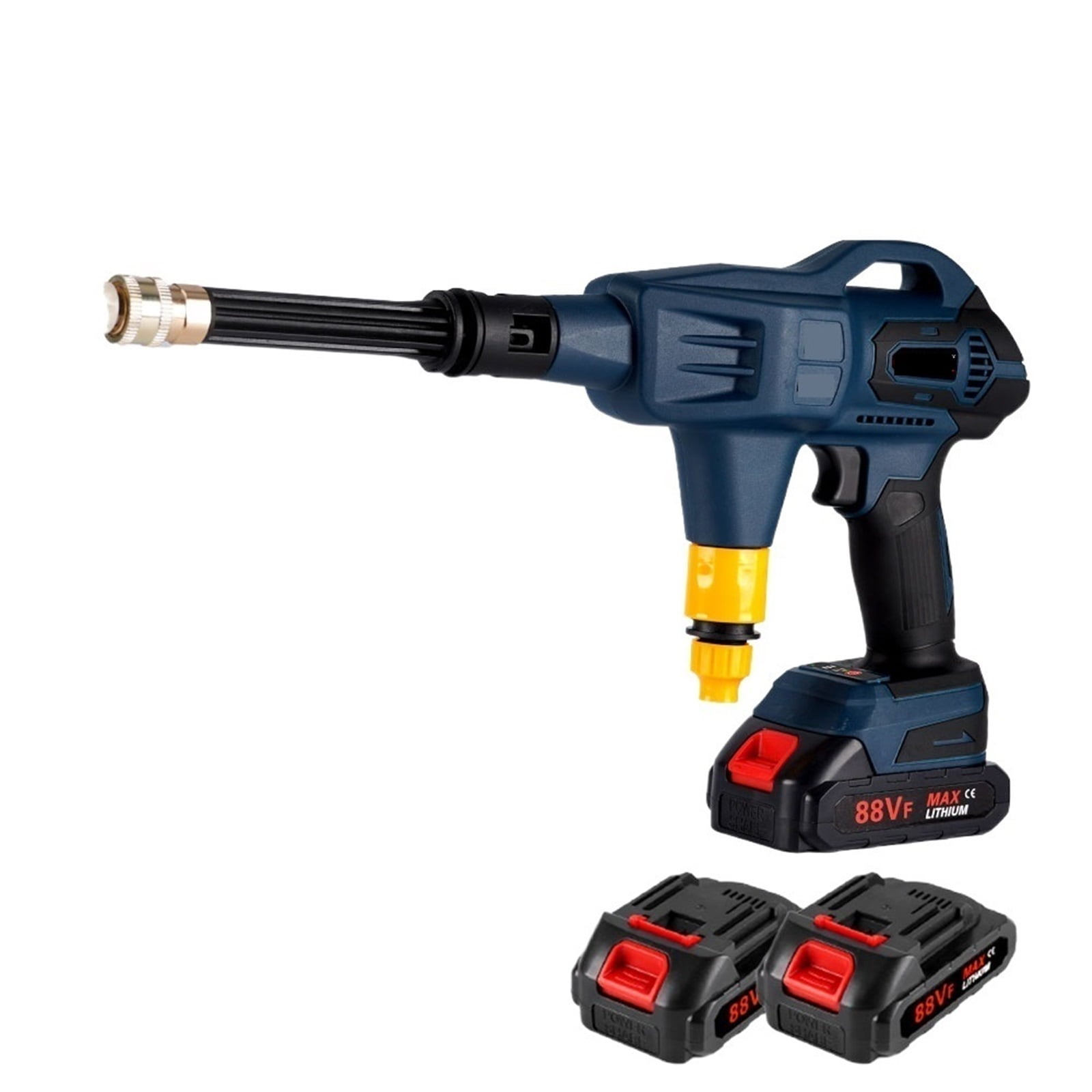 3200W 150Bar Brushless Electric High Pressure Car Washer Cordless Multifunction Portable Power Tool For 18v Battery ,Effortless cleaning