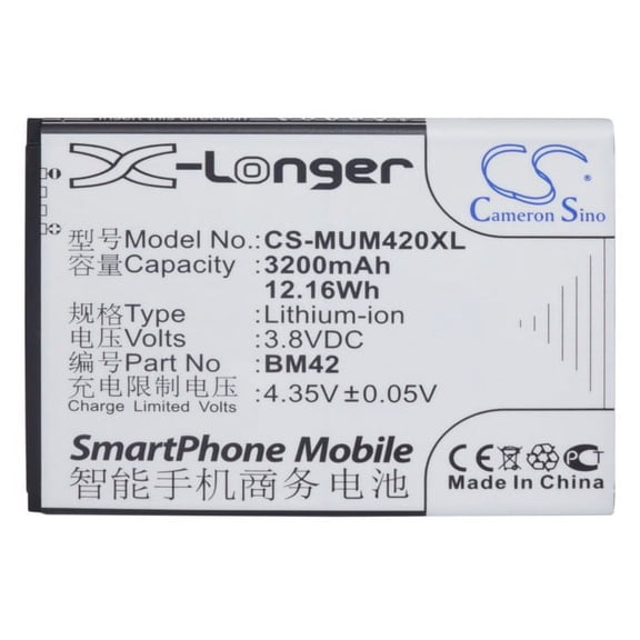 3200mAh BM42 Battery for Xiaomi Note