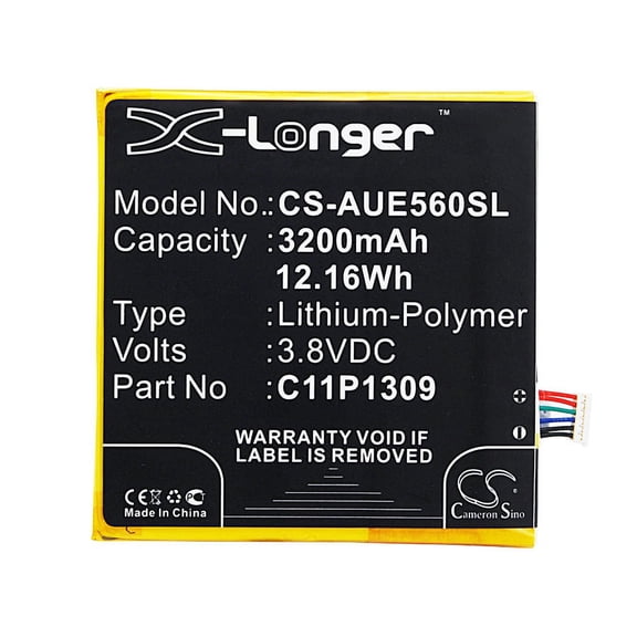 3200mAh C11P1309(1ICP/5/69/62) C11P1309 Battery for Asus Fonepad Note 6 Fonepad Note FHD6 ME560CG K00G Padfone Note 6