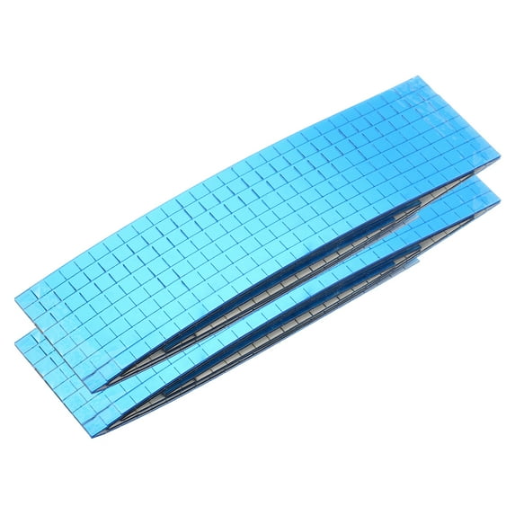 3200pcs Mosaic Tile Sticker, 5x5mm Self-Adhesive Square Glass Tiles for Craft, Disco Balls, Photo Frame, Blue