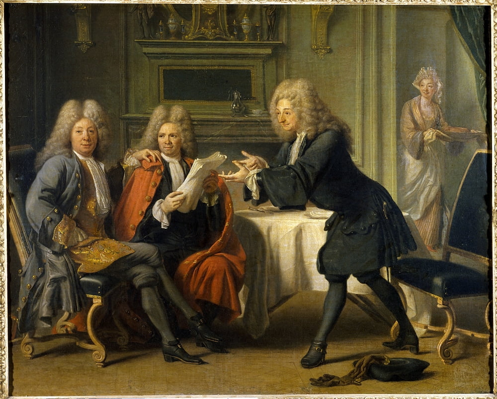 3202  Autreau Jacques (1657-1745) French School Canvas Art -  (24 x 18)