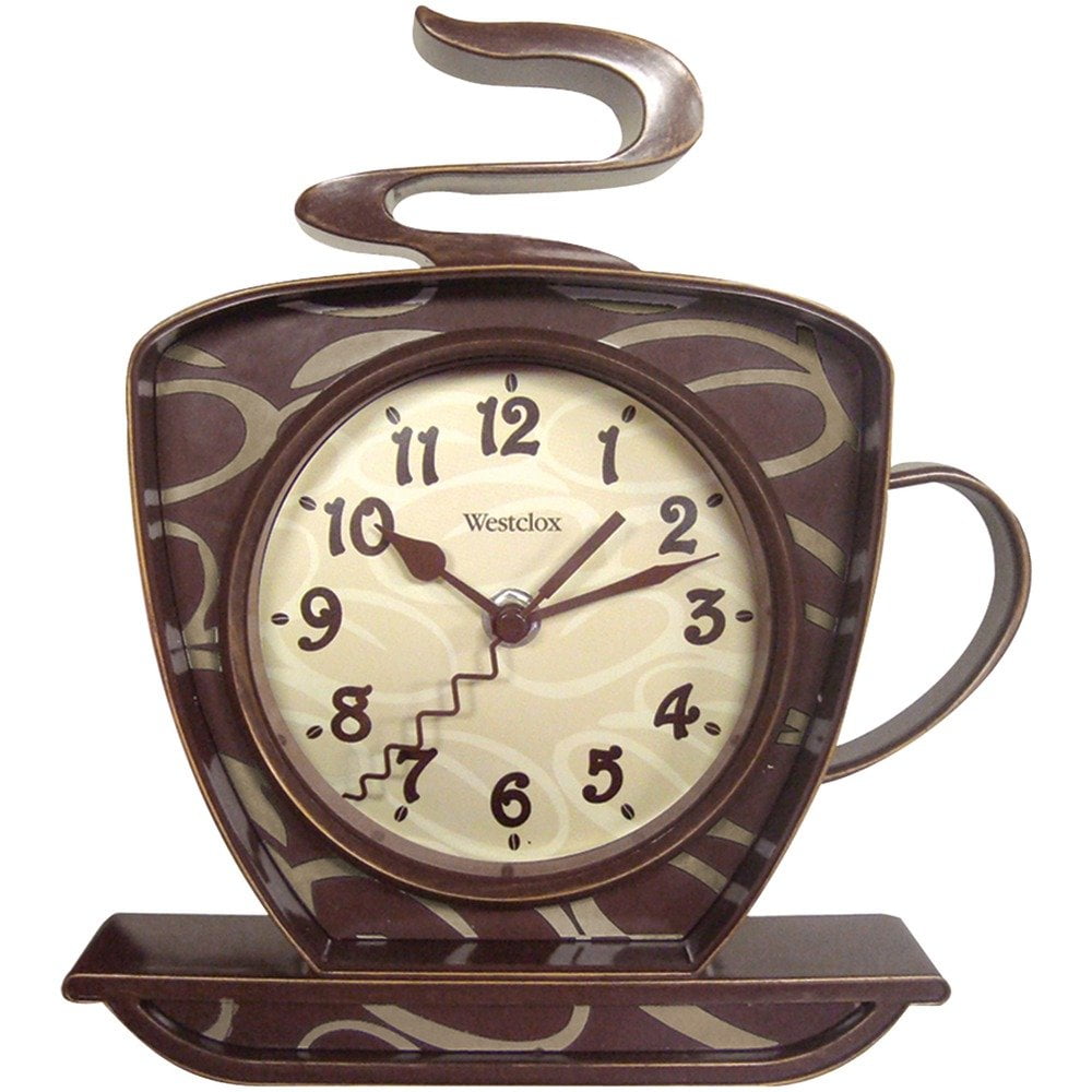 32038 COFFEE CUP WALL CLOCK