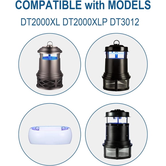 32050 6-Watt Replacement Bulbs Compatible with DynaTrap DT2000XL DT2000XLP DT2000XLPSR Mosquito Trap, T5 6W BL UV Light Bulb for Dynatrap 1 Acre Insect Trap (6 Pack)