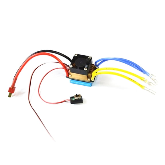 Compact and Durable RC Brushed ESC Replacement for Cars, Boats, and Tanks 380, 540, 550, 775 Brushed Motors