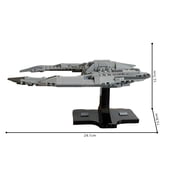 320PCS Space Battleship Building Bricks Kit | Futuristic Starship Collectible Model MOC-235513