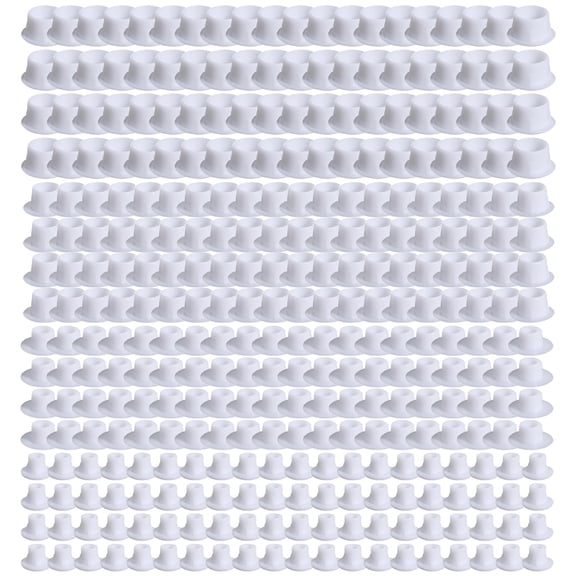 320Pcs Furniture Hinge Hole Covers Plastic Plug Decoration Caps 4 Sizes Cabinet Table Chair Holes Plug Quick Install