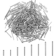 thumbnail image 1 of 320Pcs Metal Tube Beads 8 Sizes Long Tube Spacer Beads Straight Bugle Beads Bulk Stainless Steel Noodle Beads for Jewelry Making Hole: 1-1.5mm, 1 of 7