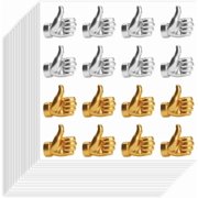 320Pcs Thumbs UP Self-Adhesive Stickers Funny Cartoon Water Bottle Stickers Decal Waterproof Reward Decals Accesory Handmade