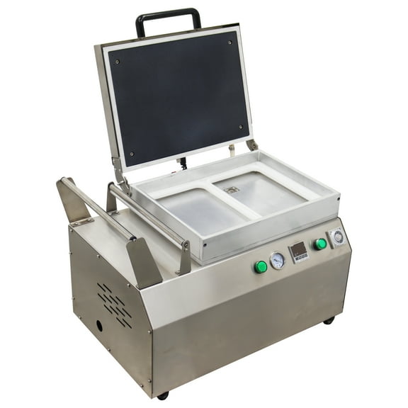 320T Bench Vacuum Fitting Machine Vacuum Fresh-keeping Laminating Machine Seal Seafood Skin Packaging Machine 220V