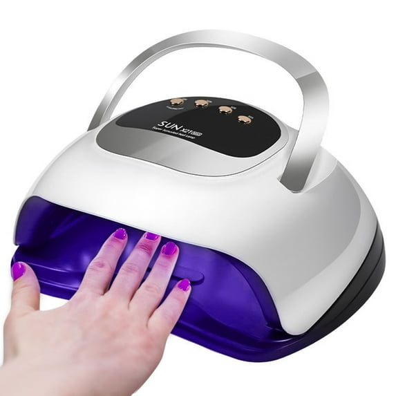 320W UV LED Nail Lamp, Professional UV Nail Dryer Light for Gel Nails with 72 Beads, Fast Curing Gel Polish Lamp Auto Sensor 4 Timer Setting Portable Nail Art Drying Tools for Fingernail and Toenail