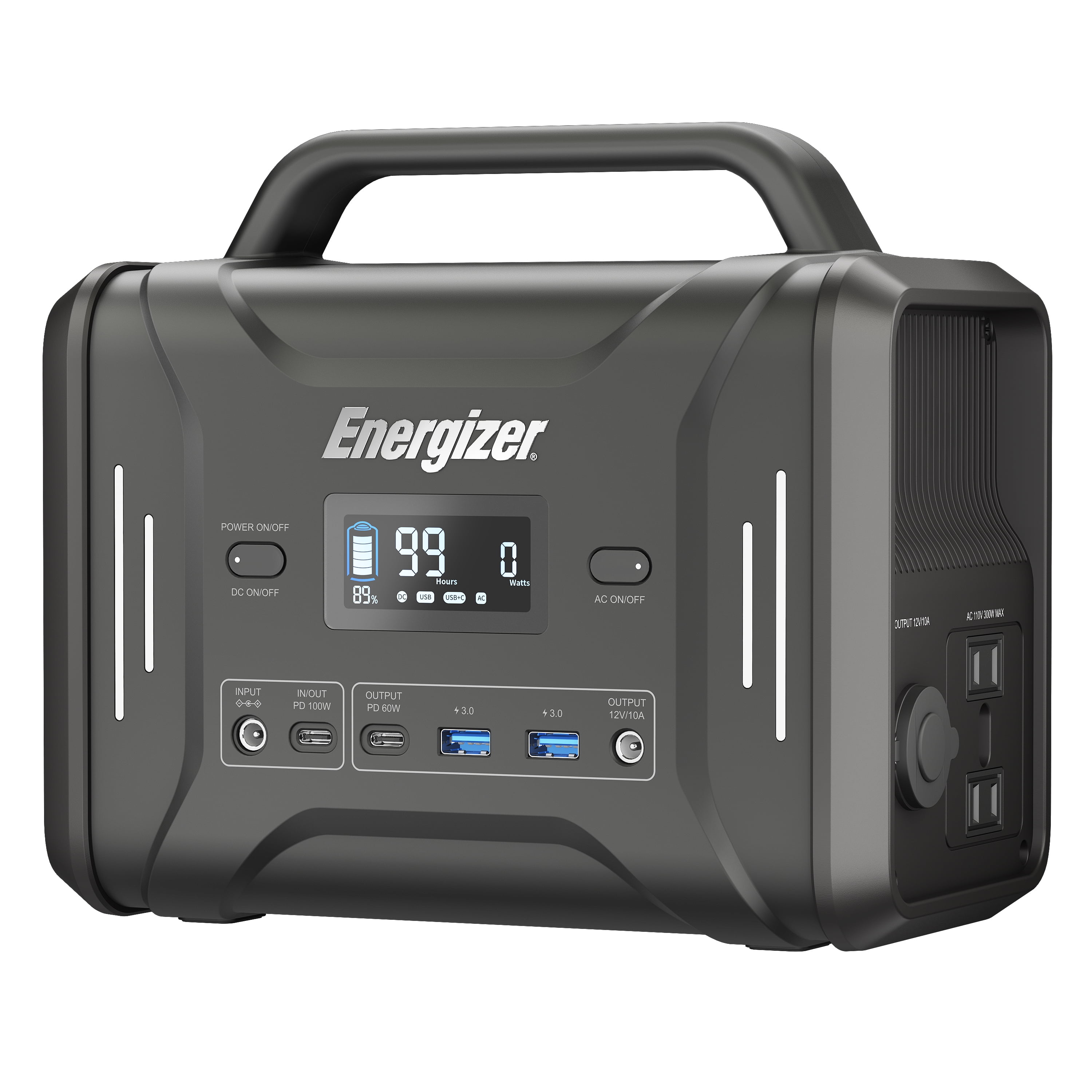 320Wh Portable Power Station for Camping PD100W Fast Charging 300W inverter  MPPT for Home