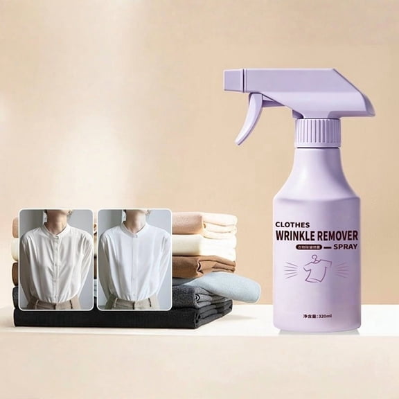 320ml Wrinkle Release Spray, Quick Wrinkle Remover for All Fabrics, Travel Friendly