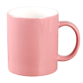 thumbnail image 1 of 320ml ceramic cup, dishwasher and microwave safe, coffee cup, tea cup, DIY mug - pink, 1 of 5