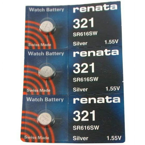 #321 Renata Watch Batteries 3Pcs