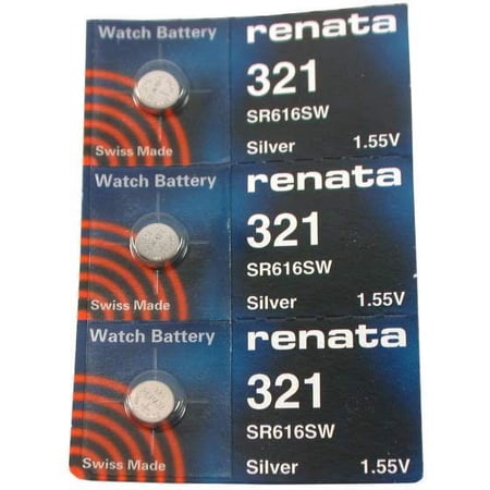 #321 Renata Watch Batteries 3Pcs