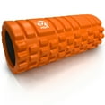 thumbnail image 1 of 321 STRONG Medium Density Massaging Foam Roller for Myofascial Self Release and Deep Tissue Massage - Orange, 1 of 9