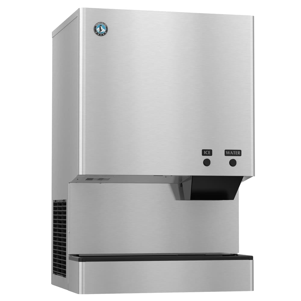 321 lb Countertop Water & Nugget Ice Dispenser - 40 lb Storage, Cup Fill, 115v