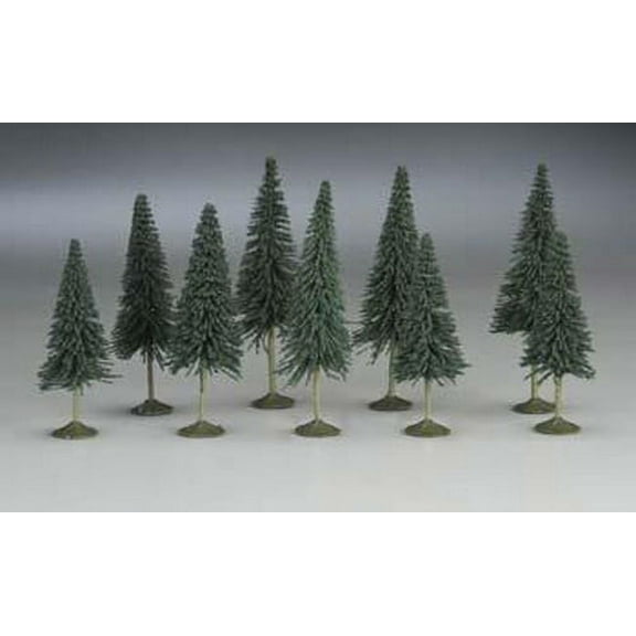 32101 SS 3-4" Pine Trees (9) N Multi-Colored