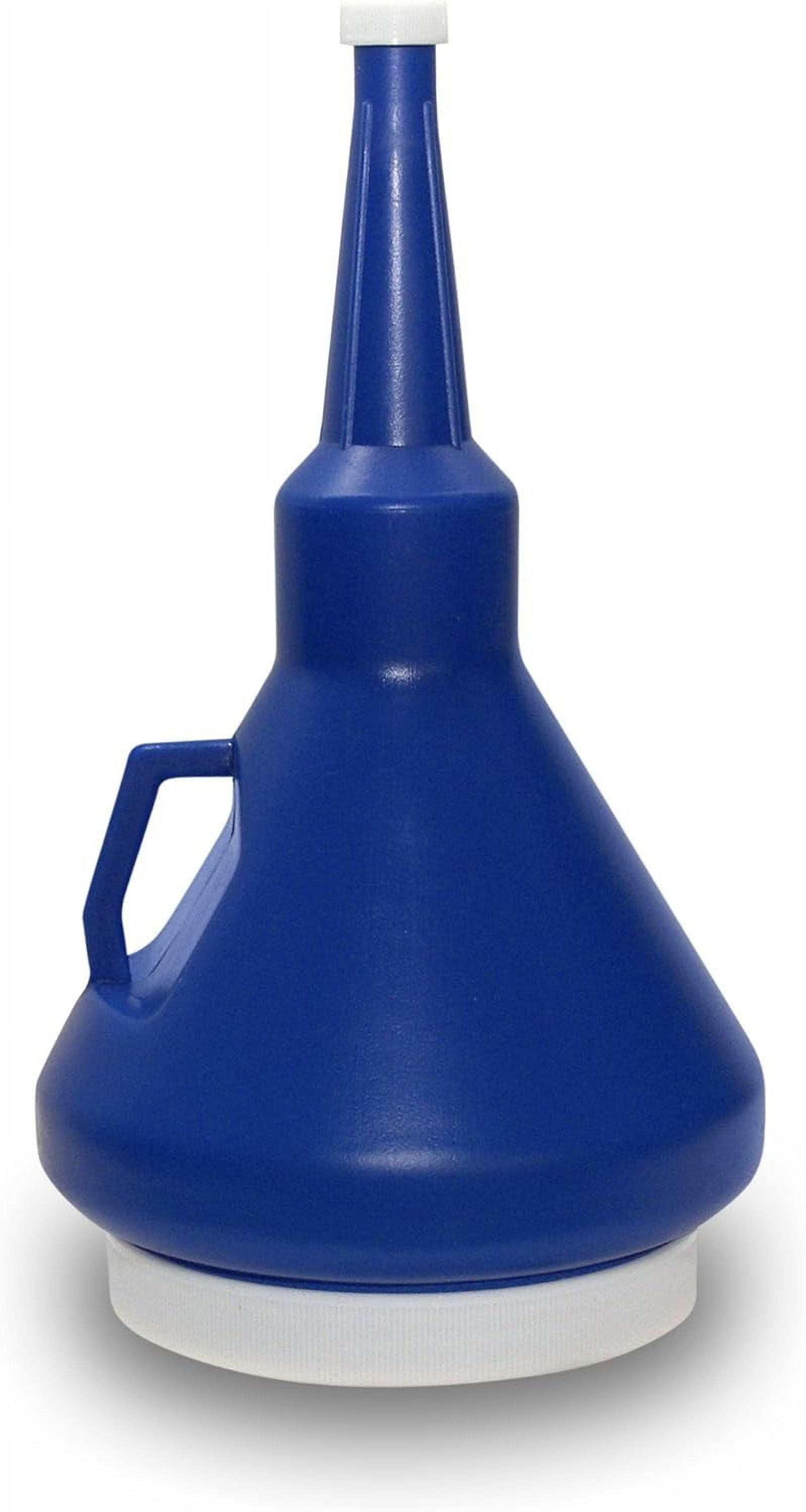 32115 Funnel King Dark Blue Capped Funnel 11/4 Quart Capacity