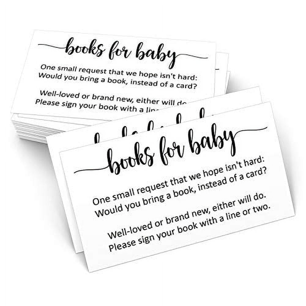 Baby shower inserts hotsell