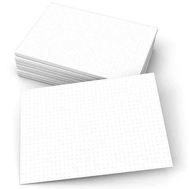 321Done Dot Grid Index Cards, Dot Pattern Made in USA Extra Large