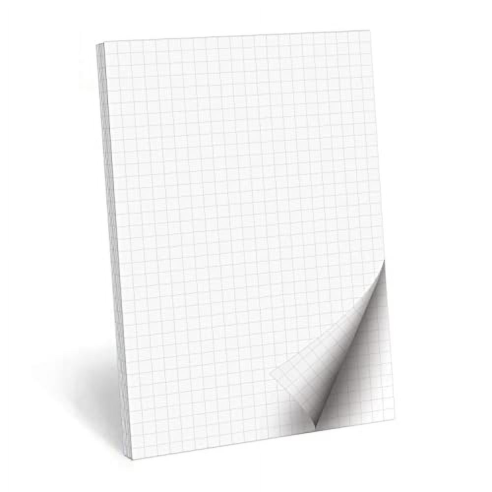 321Done Double Sided Graph Paper Notepad, 0.25 Grid, 5.5x8.5, Made in
