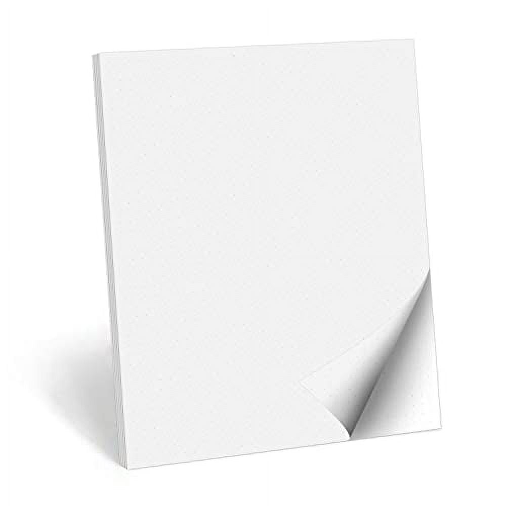 321Done Duplex Dot Grid Paper Notepad, 0.25 Grid, 8.5x11, Made in The