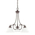 thumbnail image 1 of 3224BZ-220 HomePlace 3 Light 22 inch Bronze Chandelier Ceiling Light, 1 of 2