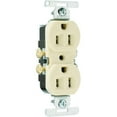 thumbnail image 1 of 3232ICACC20 Standard Duplex Outlet, 15A, Ivory, 1 of 1