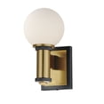 thumbnail image 1 of 32482SWBKNAB Maxim Lighting San Simeon - 8W 2 LED Wall Sconce-11.5 Inches Tall and 6 Inches Wide, 1 of 4