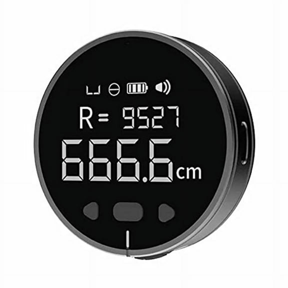 324Ft Electronic Digital Tape Measure with LCD Display Ruler Rechargeable Long Distance Rolling for Flat Arcs