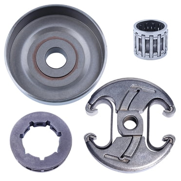 .325"-7T Clutch Drum & Rim Sprocket Kit For Husqvarna 340, 345, 346XP, 445, 450 – 4-Piece Set
