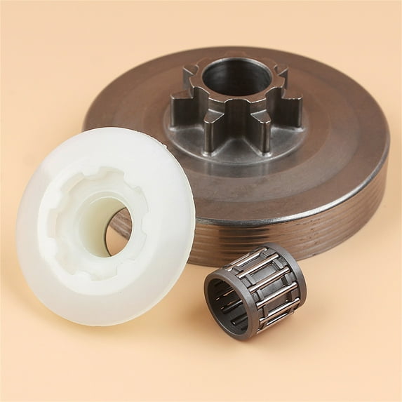 .325"-7T Clutch Drum W/ Worm Gear Fit Chinese Chainsaw 45cc 52cc 58cc 4500 5200