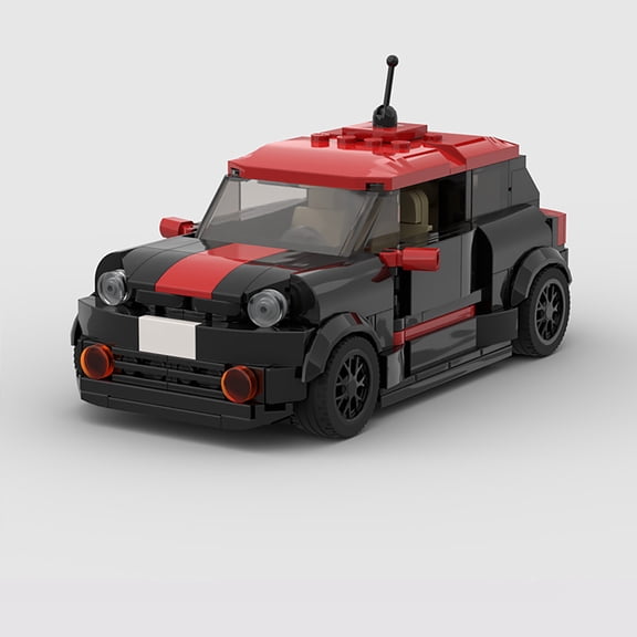 325 PCS MOC Building Blocks Mini Cooper 2014 JCW Construction Gift - Perfect for Boys, Office Decor & Display