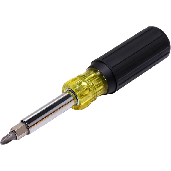 32500 11-in-1 Screwdriver/Nut Driver Set, 8 Bits (Phillips, Slotted, Torx, Square), 3 Nut Driver Sizes, Cushion Grip Handle
