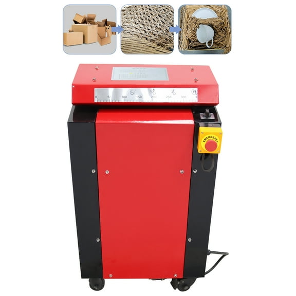 325mm Waste Carton Box Corrugated Kraft Paper Perforators Cardboard Shredder Machine 220V