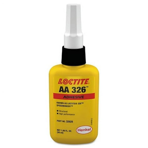 326 Speedbonder Structural Adhesive, Fast Fixture, 50 mL, Bottle, Amber | Bundle of 2 Bottles