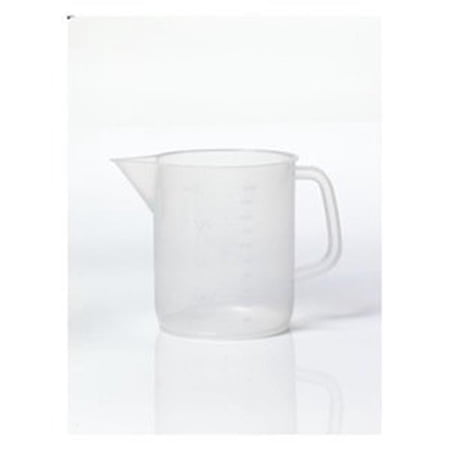326495 5000 Beaker Low Form With Handle PP 5000 mL case of 1