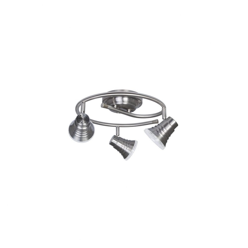 Satin Nickel 17.8 Inch 3-Light LED Track Fixture