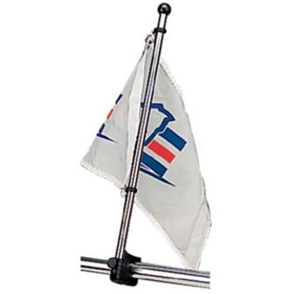 327122-1 15.25 in. Adjustable Rail Mount Flag Pole