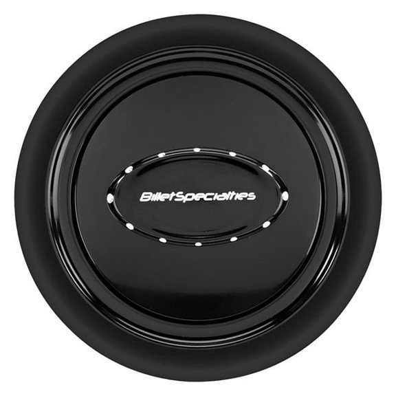 32729 Horn Button Smooth - Black Anodized