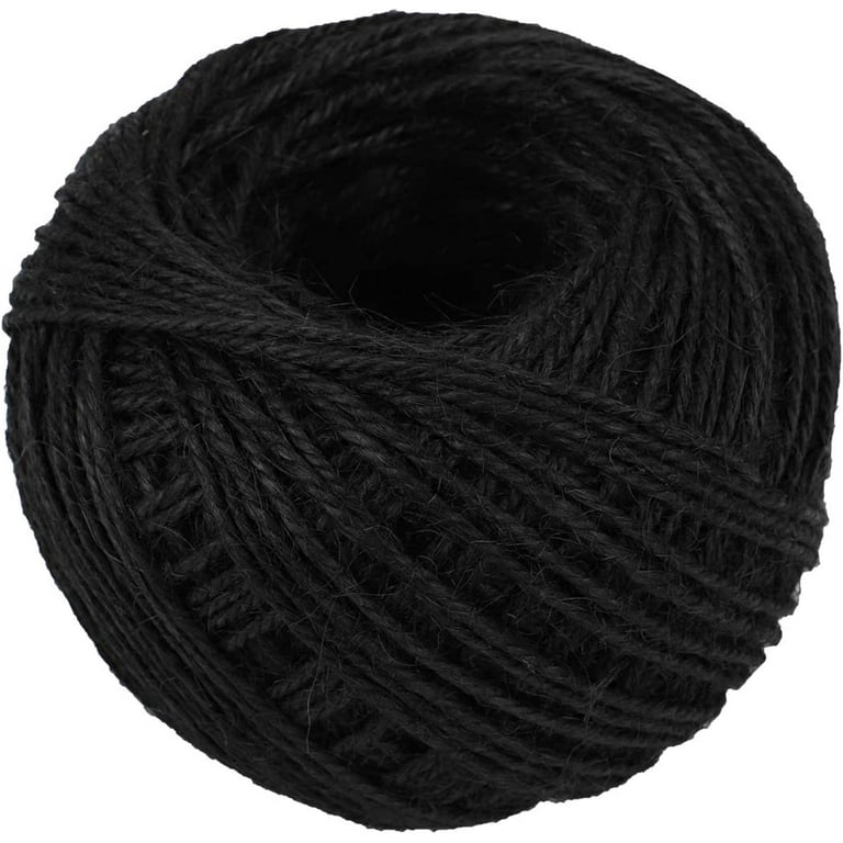 Black jute string sale